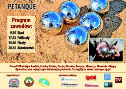 CENTROPE CUP – PETANQUE -  TRIPLETY, II MIĘDZYNARODOWY TURNIEJ PETANQUE O PUCHAR BURMISTRZA - DUBLETY